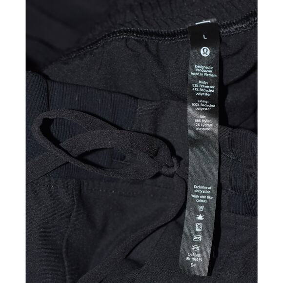 Lululemon Men's Black ABC Jogger Regular Size Large Warpstreme - Picture 8 of 10